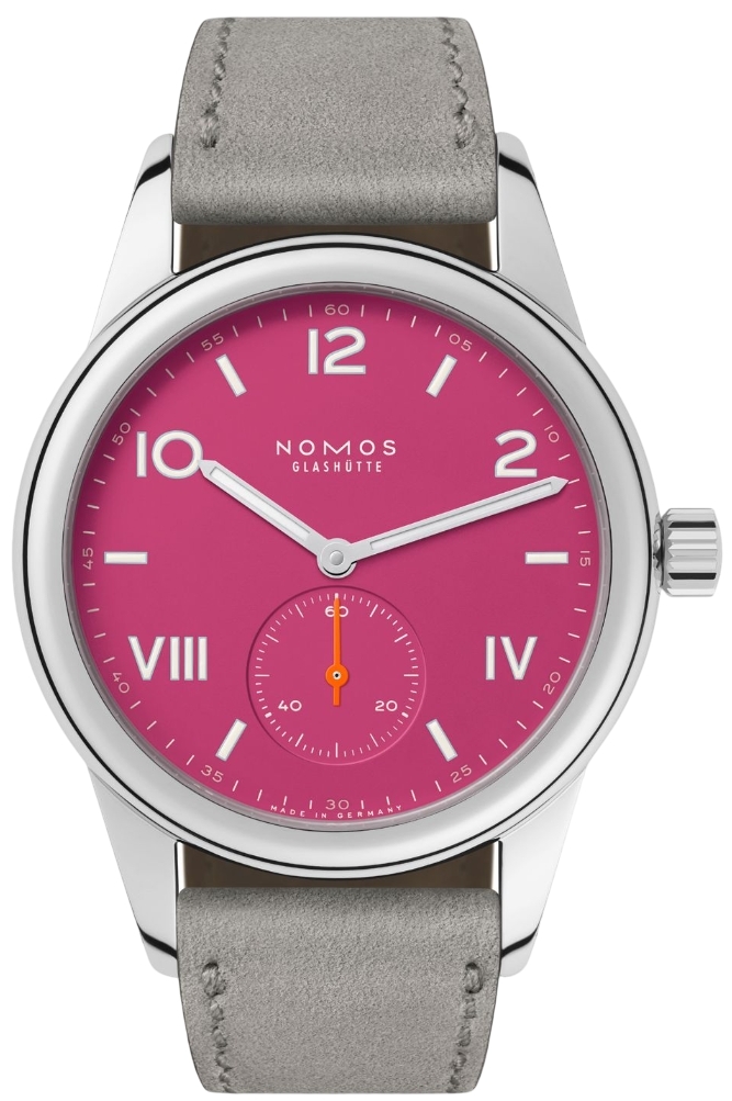Nomos Glashütte N-711.GB Club Campus Rosa/Lær Ø36 mm