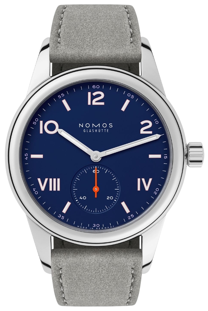 Nomos Glashütte N-719 Club Campus Blå/Lær Ø36 mm