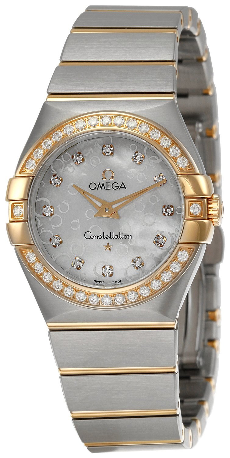 Omega Constellation Quartz 27mm Dameklokke 123.25.27.60.55.009 - Omega