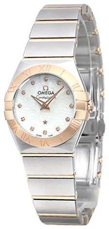 Omega Constellation Quartz 24mm Dameklokke 123.20.24.60.55.007