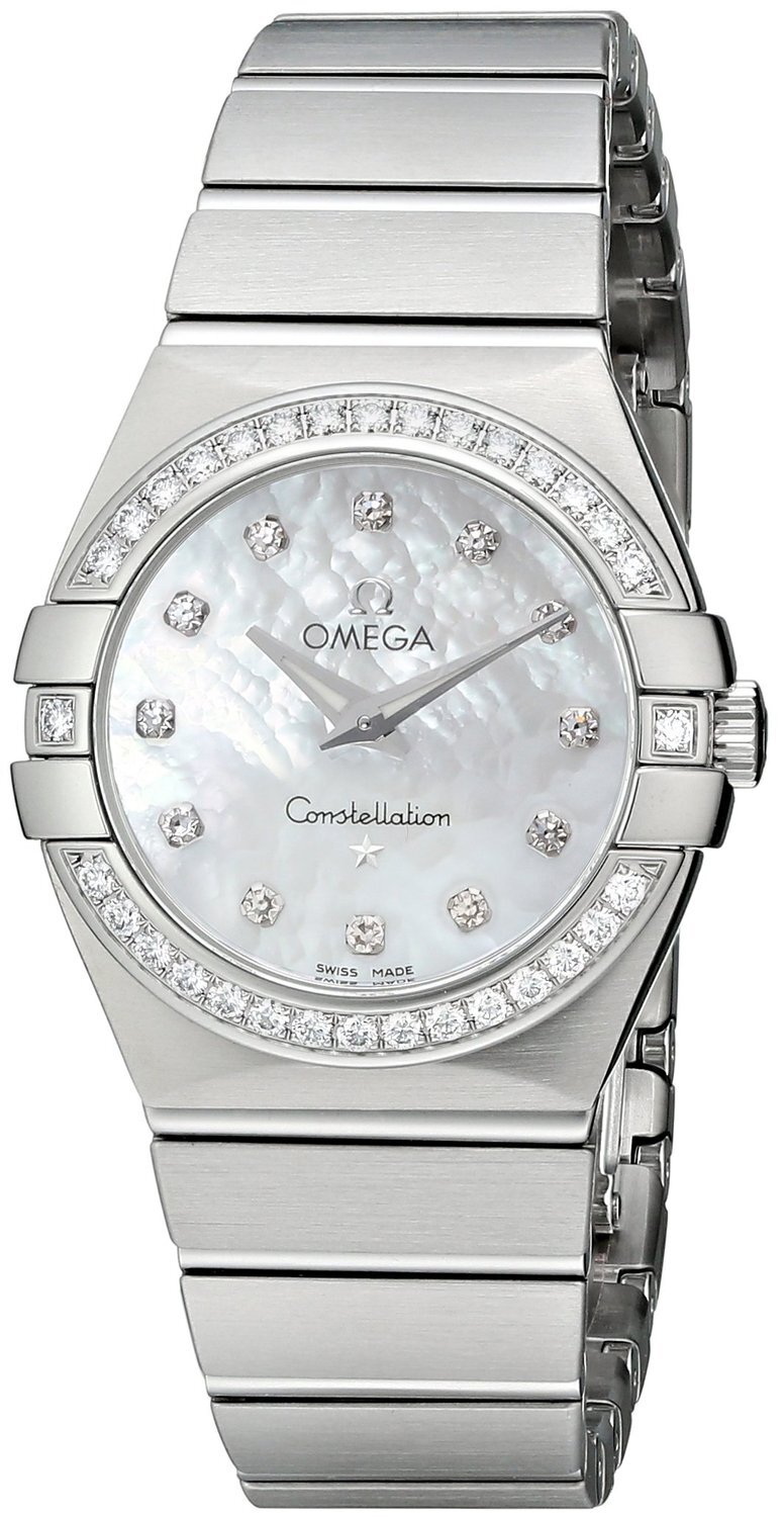 Omega Constellation Quartz 27mm Dameklokke 123.15.27.60.55.001 - Omega
