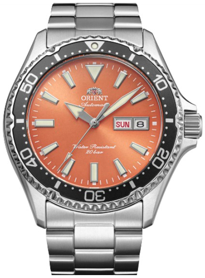 Orient Herreklokke RA-AA0826Y39B Mako Orange/Stål Ø41.8 mm
