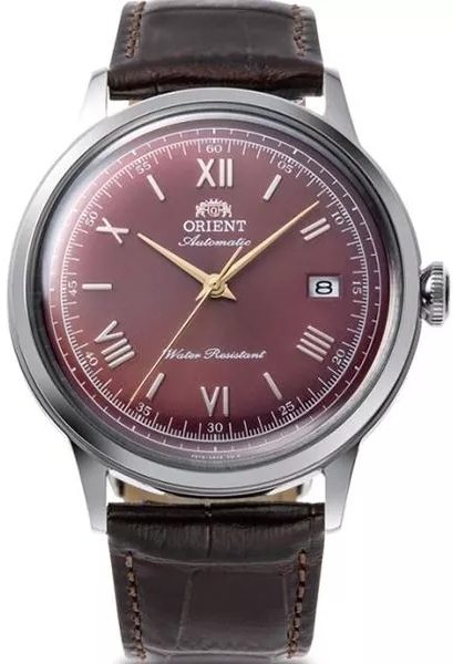 Orient Herreklokke RA-AC0026R30B Bambino Rød/Lær Ø40.5 mm