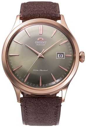 Orient Herreklokke RA-AC0P04Y10B Bambino Grønn/Lær Ø42 mm