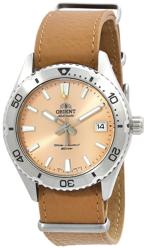 Orient RA-AC0Q05P10B Mako Brun/Lær Ø39.9 mm