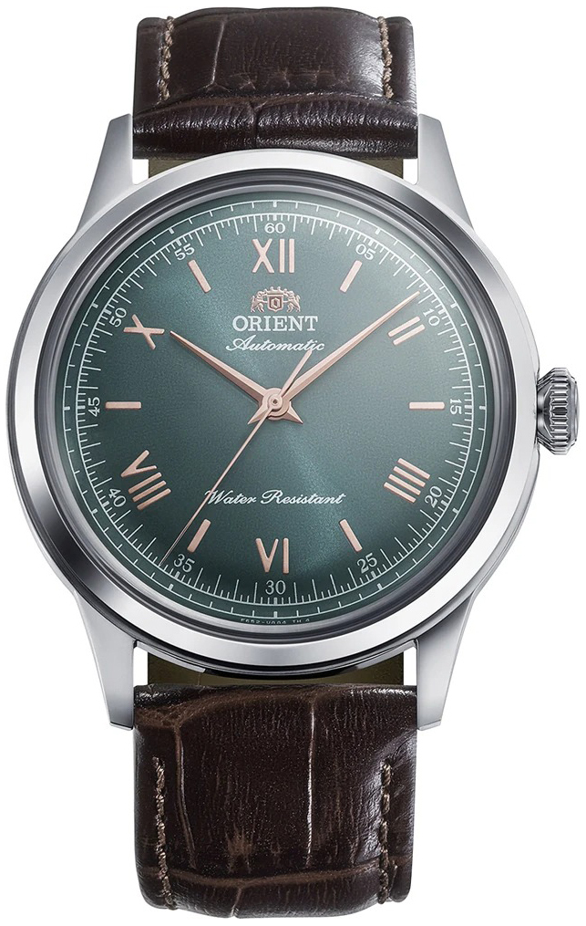 Orient Herreklokke RA-BB0001E30B Bambino Grønn/Lær Ø38.4 mm