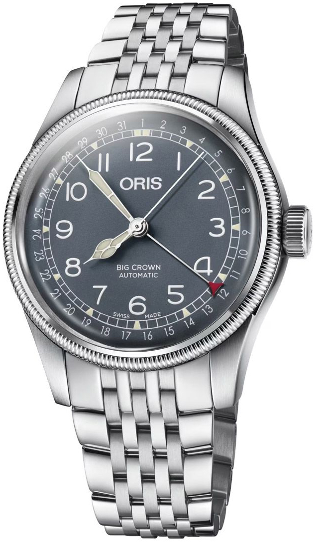 Oris Herreklokke 01 754 7785 4065-07 8 20 02 Big Crown Blå/Stål