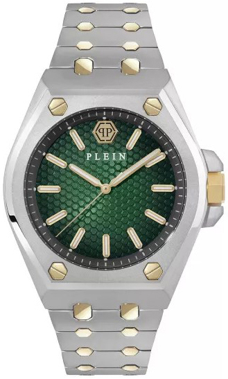 Philipp Plein Herreklokke PWPMA0224 Plein Extreme Grønn/Gulltonet
