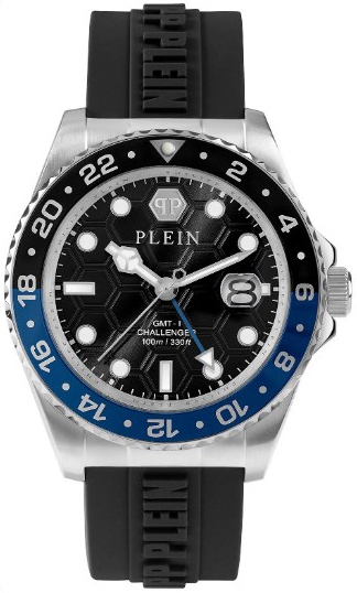 Philipp Plein Herreklokke PWYBA0123 Hyper Sport Sort/Gummi Ø44 mm