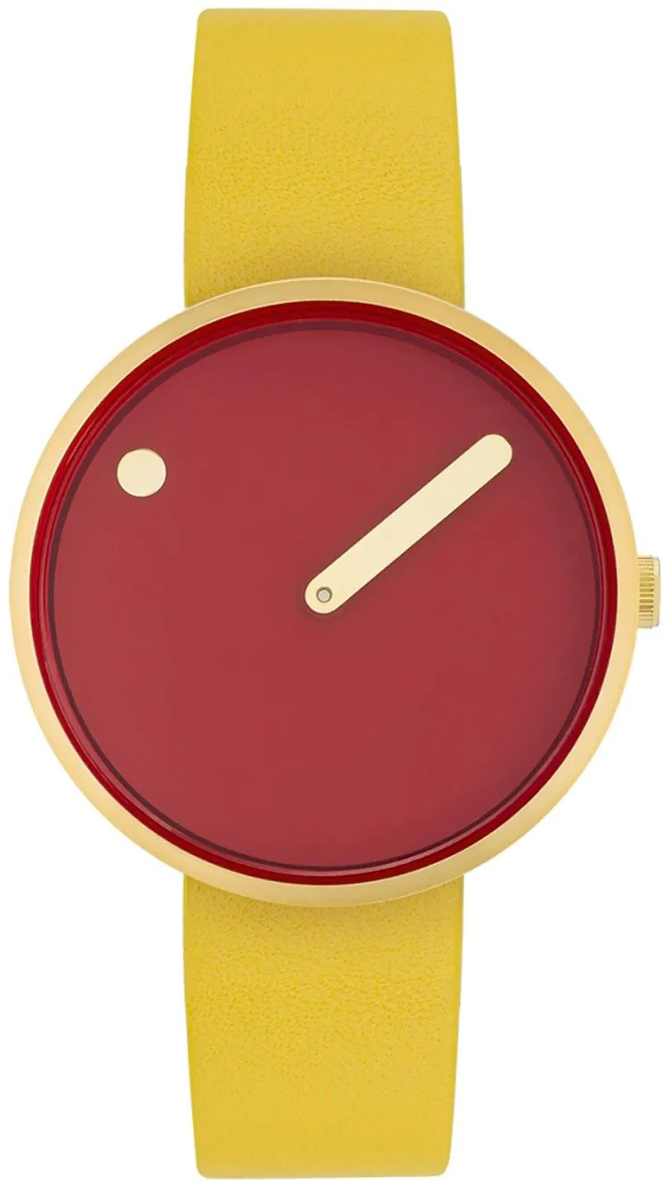 PICTO 34097-6114G Rød/Lær Ø34 mm