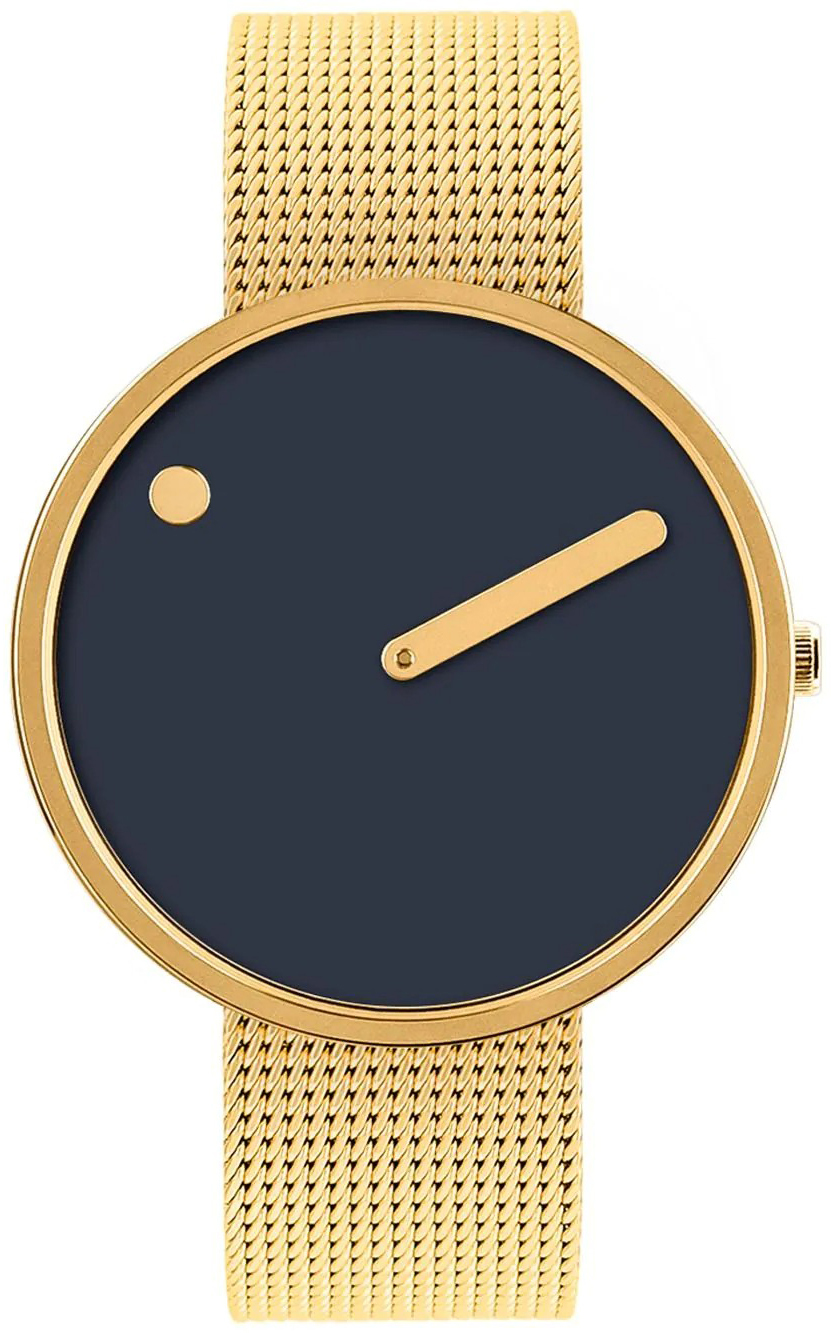 PICTO 43318-0920G Blå/Gulltonet stål Ø40 mm