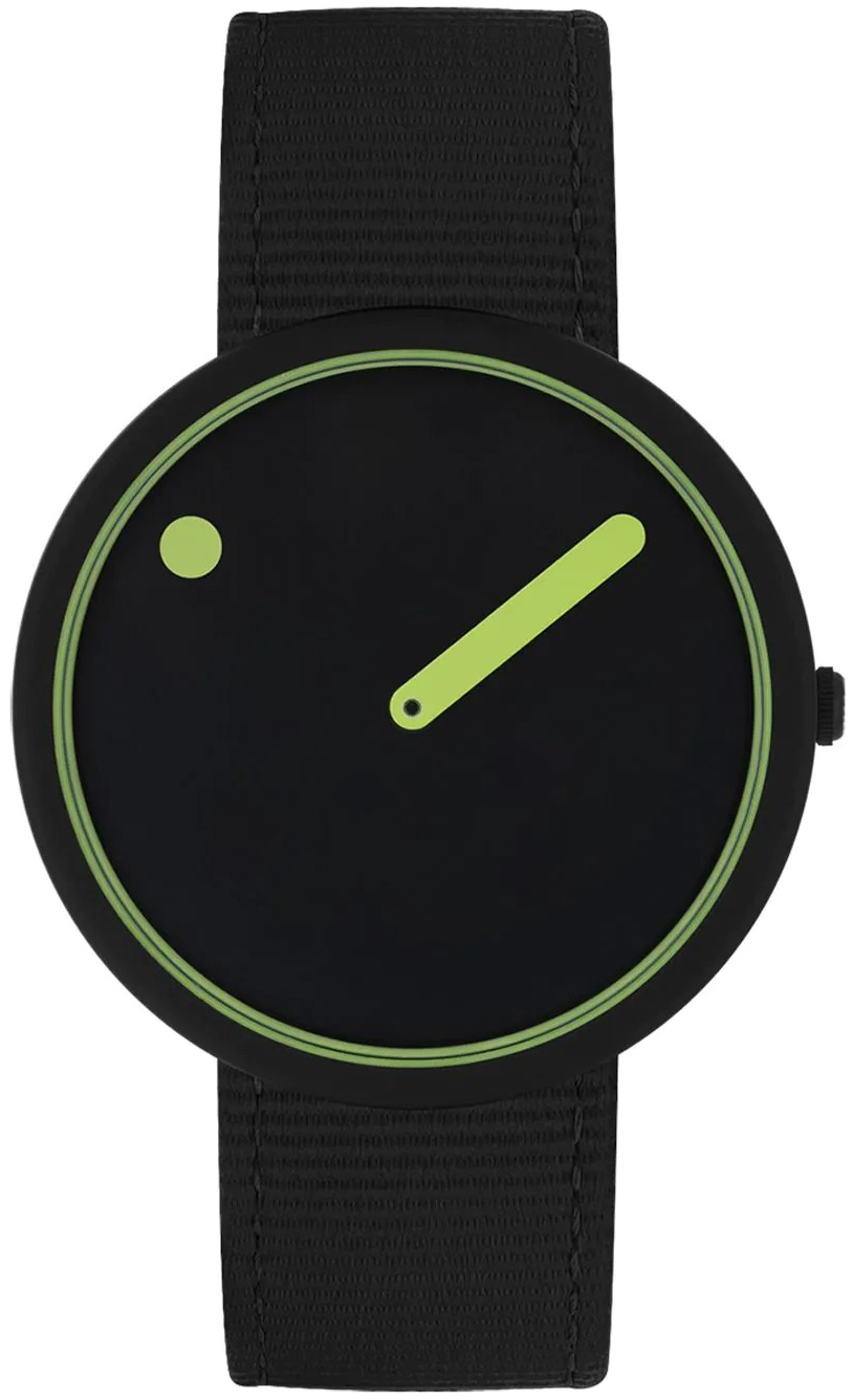 PICTO R44023-R006 Sort/Tekstil Ø40 mm