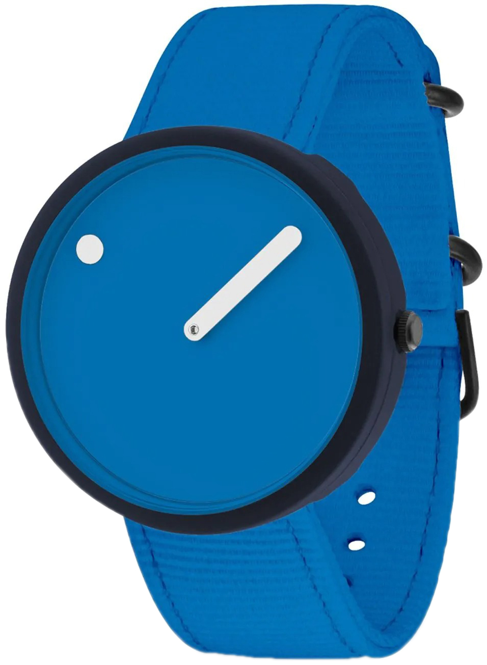 PICTO R44027-R023 Blå/Tekstil Ø40 mm