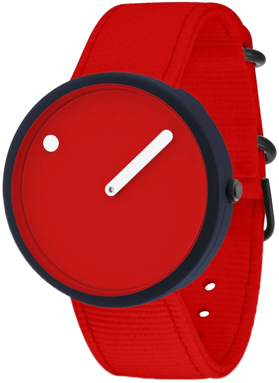PICTO R44028-R024 Rød/Tekstil Ø40 mm