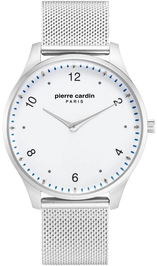 Pierre Cardin Herreklokke PC902711F201 La Gloire Hvit/Stål Ø43 mm
