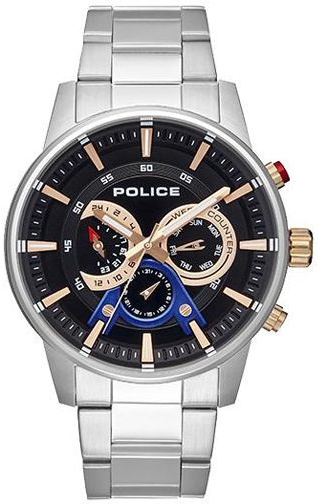Police Herreklokke P15523JS02M Classic Sort/Stål Ø48 mm
