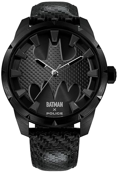 Police Herreklokke PEWGA0075502 Batman Sort/Lær Ø45 mm