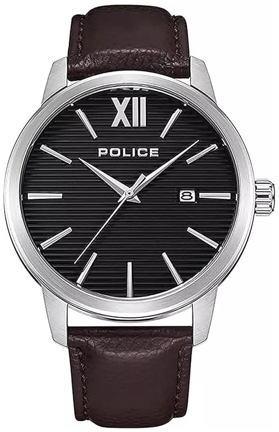 Police Herreklokke PEWJB2228403 Bedum Sort/Lær Ø44 mm