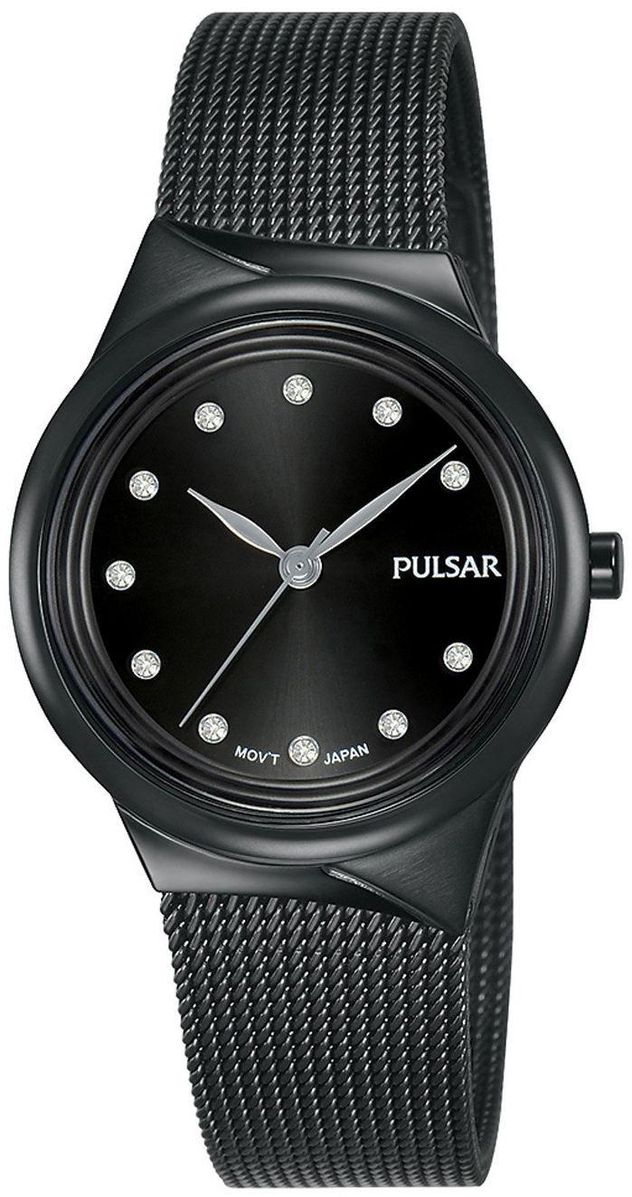 Pulsar Classic Dameklokke PH8443X1 Sort/Stål Ø30 mm