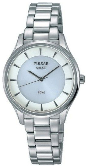 Pulsar Dress Dameklokke PY5017X1 Hvit/Stål Ø29 mm - Pulsar