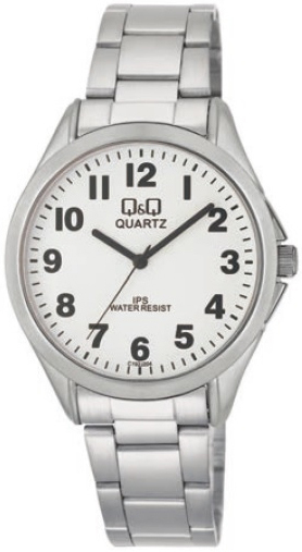 Q&Q Herreklokke C192J204Y Classic Hvit/Stål Ø38 mm