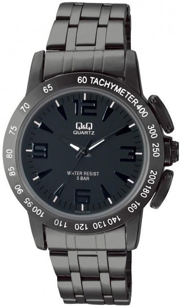 Q&Q Herreklokke Q602J405Y Classic Sort/Stål Ø40 mm
