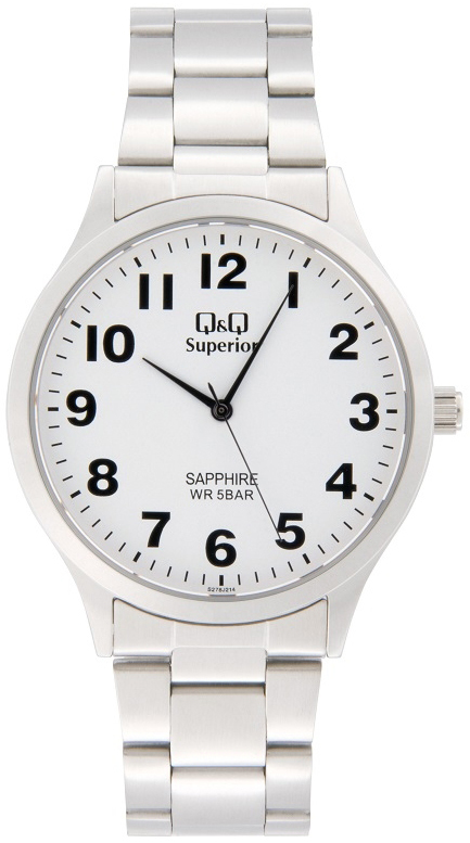 Q&Q Herreklokke S278J214Y Classic Hvit/Stål Ø40 mm