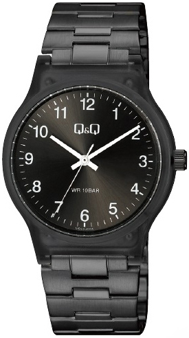 Q&Q Herreklokke VS50J004Y Classic Sort/Stål Ø40 mm