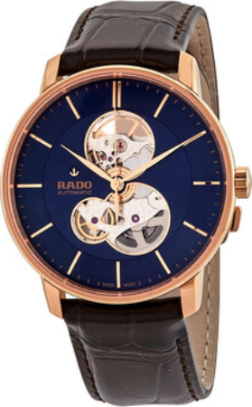 Rado Herreklokke R22895215 Coupole Blå/Lær Ø41 mm