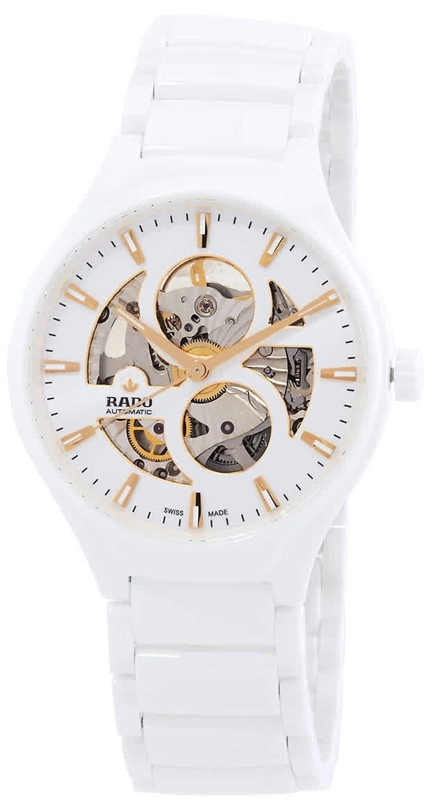Rado R27115012 True Square Hvit/Keramik Ø40 mm