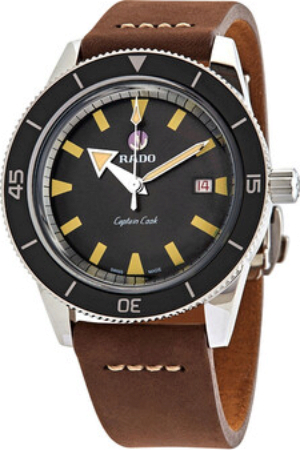 Rado Herreklokke R32505305 Captain Cook Sort/Lær Ø42 mm