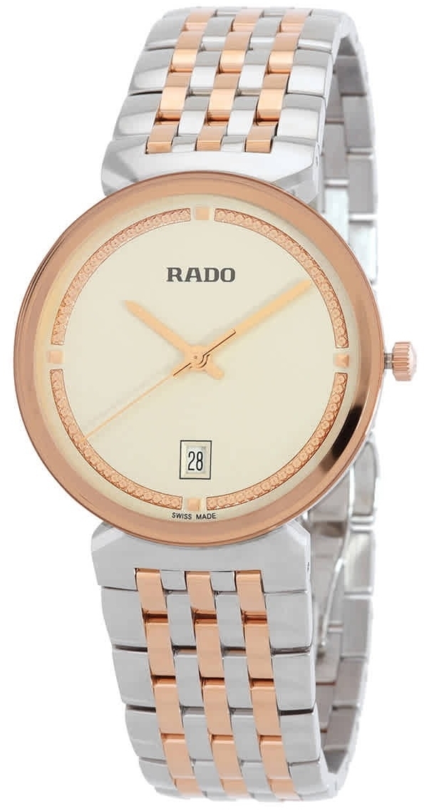 Rado R48912403 Florence Beige/Rose-gulltonet stål Ø38 mm
