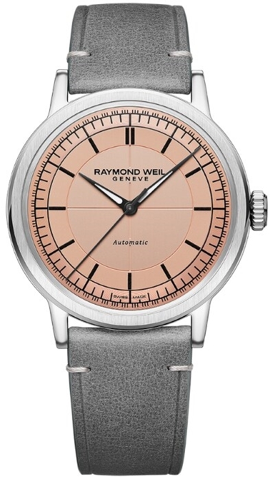 Raymond Weil Herreklokke 2925-STC-80001 Millesime Rosegullfarget/Lær
