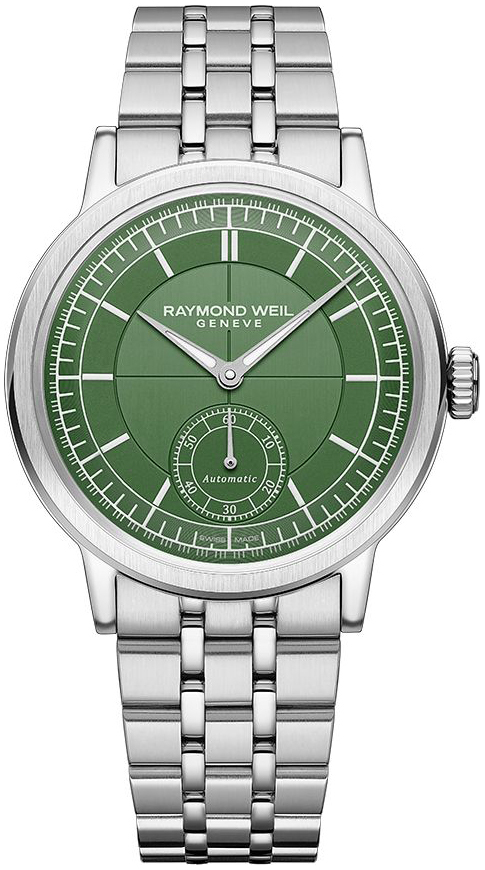 Raymond Weil Herreklokke 2930-ST-52001 Millesime Grønn/Stål Ø39.5