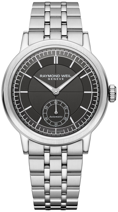 Raymond Weil Herreklokke 2930-ST-60001 Millesime Sort/Stål Ø39.5 mm