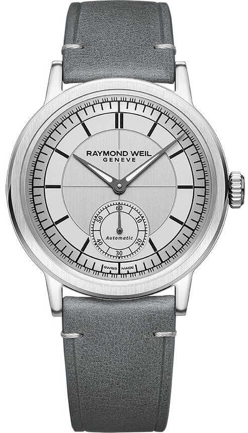 Raymond Weil Herreklokke 2930-STC-65001 Millesime Sølvfarget/Lær