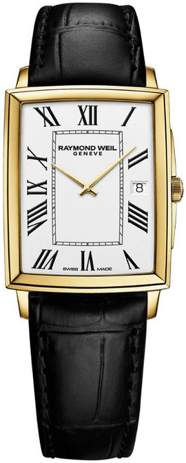 Raymond Weil Herreklokke 5425-PC-00300 Toccata Hvit/Lær