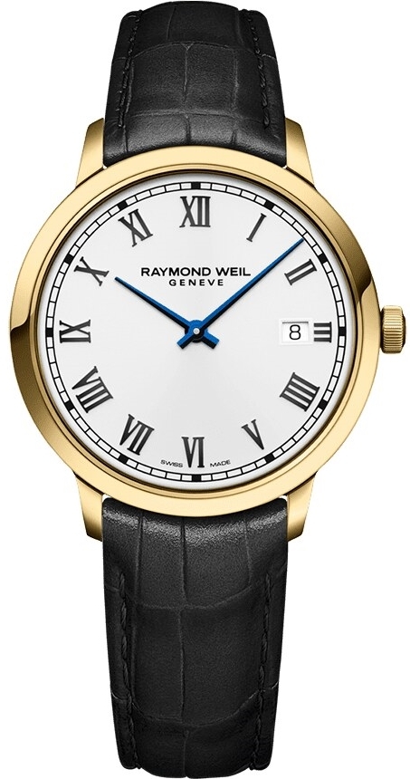 Raymond Weil Herreklokke 5485-PC-00359 Toccata Hvit/Lær Ø39 mm