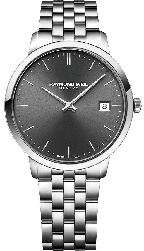 Raymond Weil Herreklokke 5585-ST-60001 Toccata Grå/Stål Ø42 mm