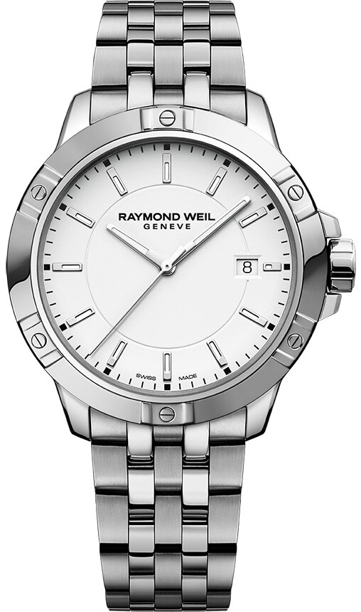 Raymond Weil Herreklokke 8160-ST-30041 Tango Hvit/Stål Ø41 mm