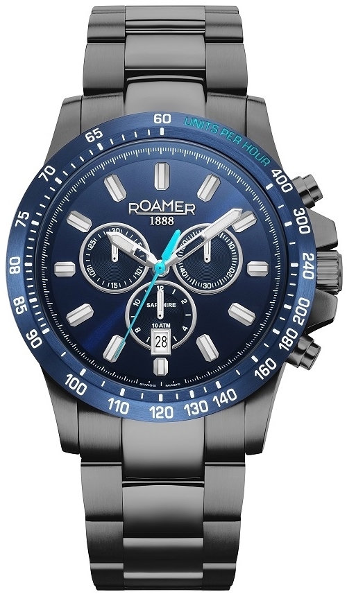 Roamer of Switzerland Herreklokke 861837-44-45-20 Rimini Blå/Stål