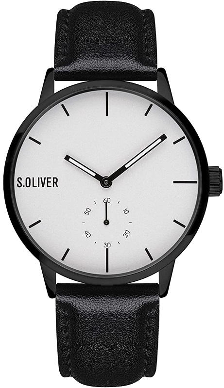 s.Oliver Herreklokke SO-4180-LQ S.Oliver Classic Sølvfarget/Lær