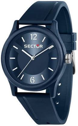Sector Herreklokke R3251203003 Ex-Q Blå/Gummi Ø41 mm