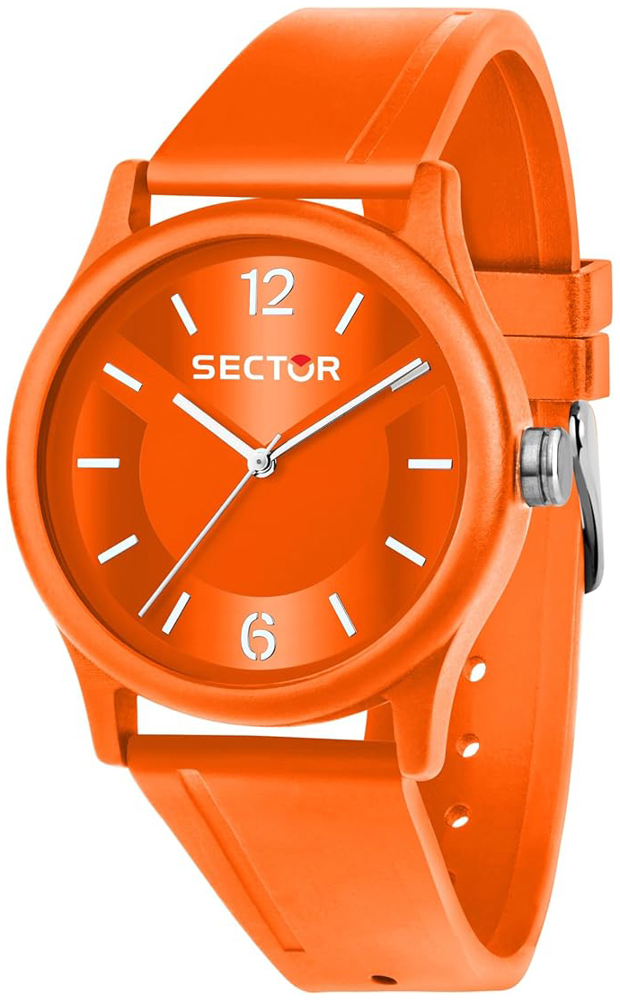 Sector Herreklokke R3251203005 Ex-Q Orange/Gummi Ø41 mm