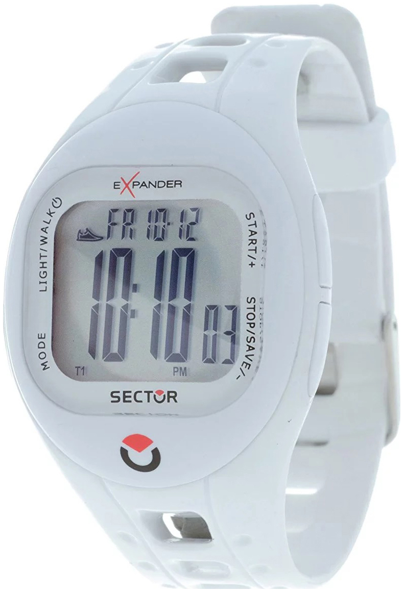 Sector Herreklokke R3251274115 LCD/Gummi