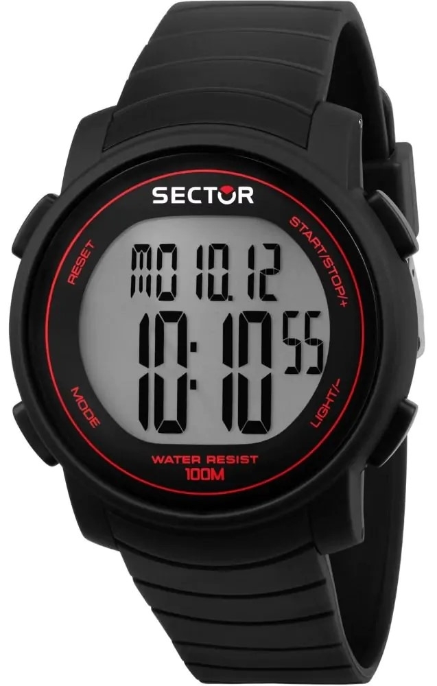 Sector Herreklokke R3251543001 EX-31 Gummi Ø44 mm
