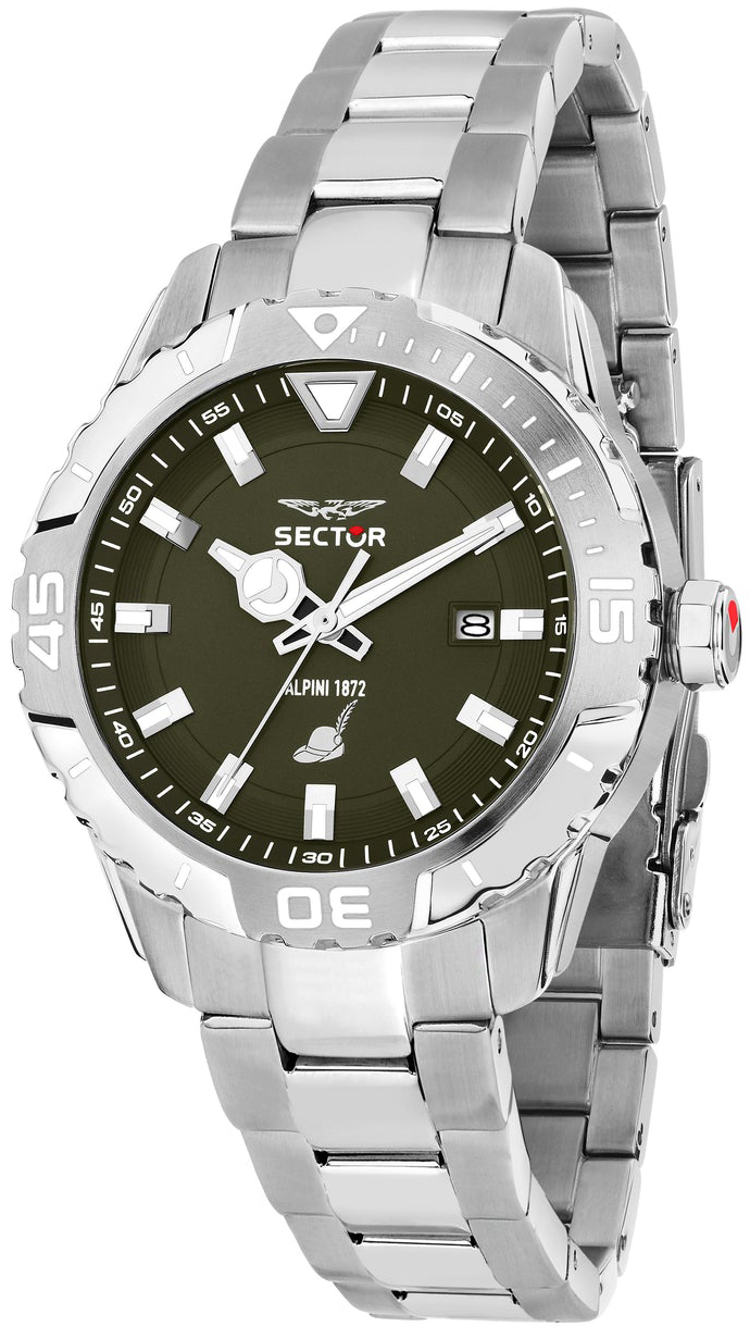 Sector Herreklokke R3253135004 Legend Sort/Stål Ø42 mm