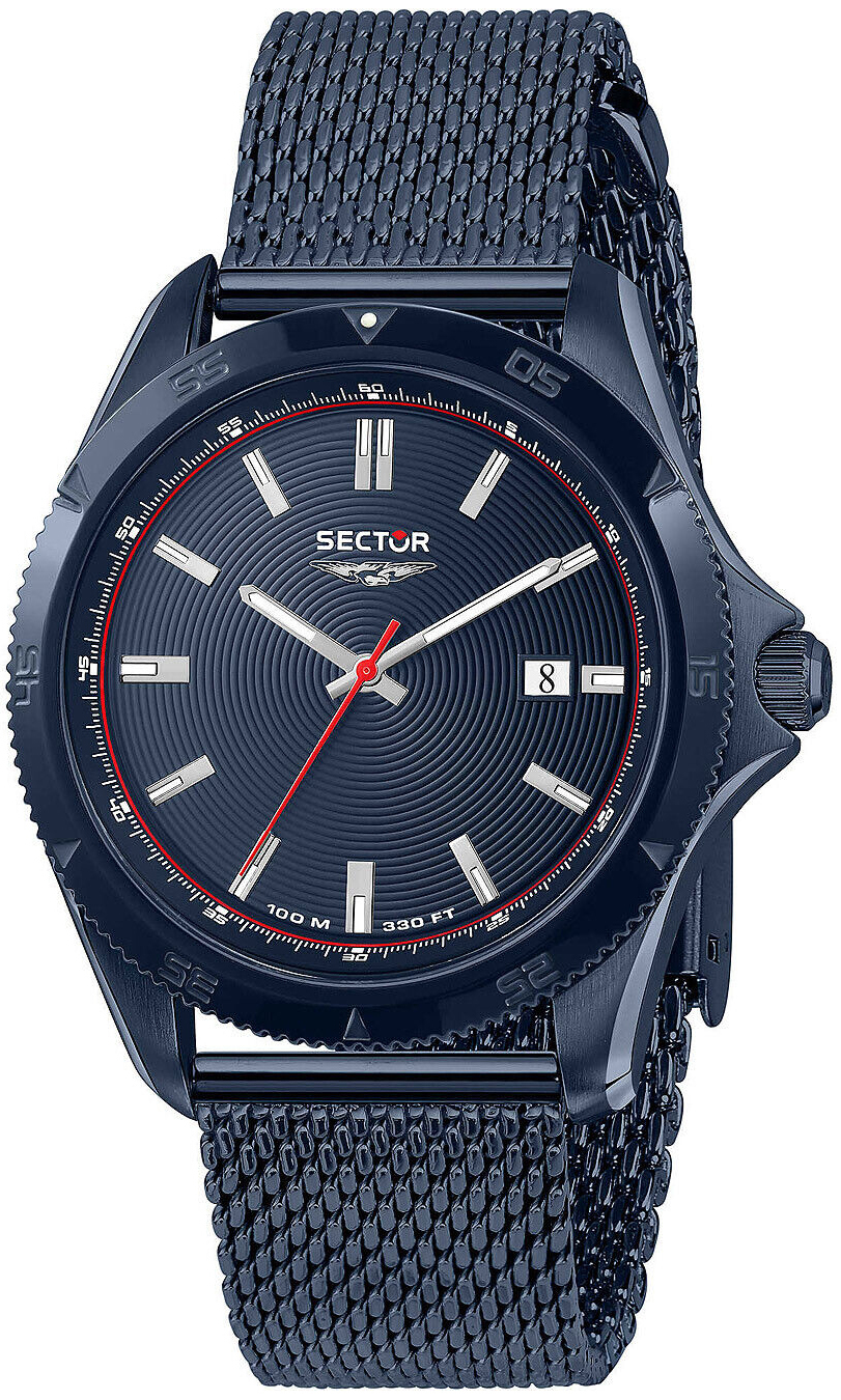 Sector 650 Herreklokke R3253231004 Blå/Stål Ø43 mm