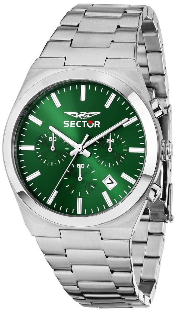 Sector Herreklokke R3273301002 C-300 Grønn/Stål Ø42 mm