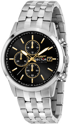 Sector 660 Herreklokke R3273617004 Sort/Stål Ø41 mm